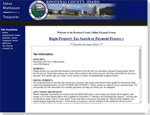 Tablet Screenshot of id-kootenai-treasurer.governmax.com