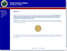 Tablet Screenshot of in-parke-treasurer.governmax.com